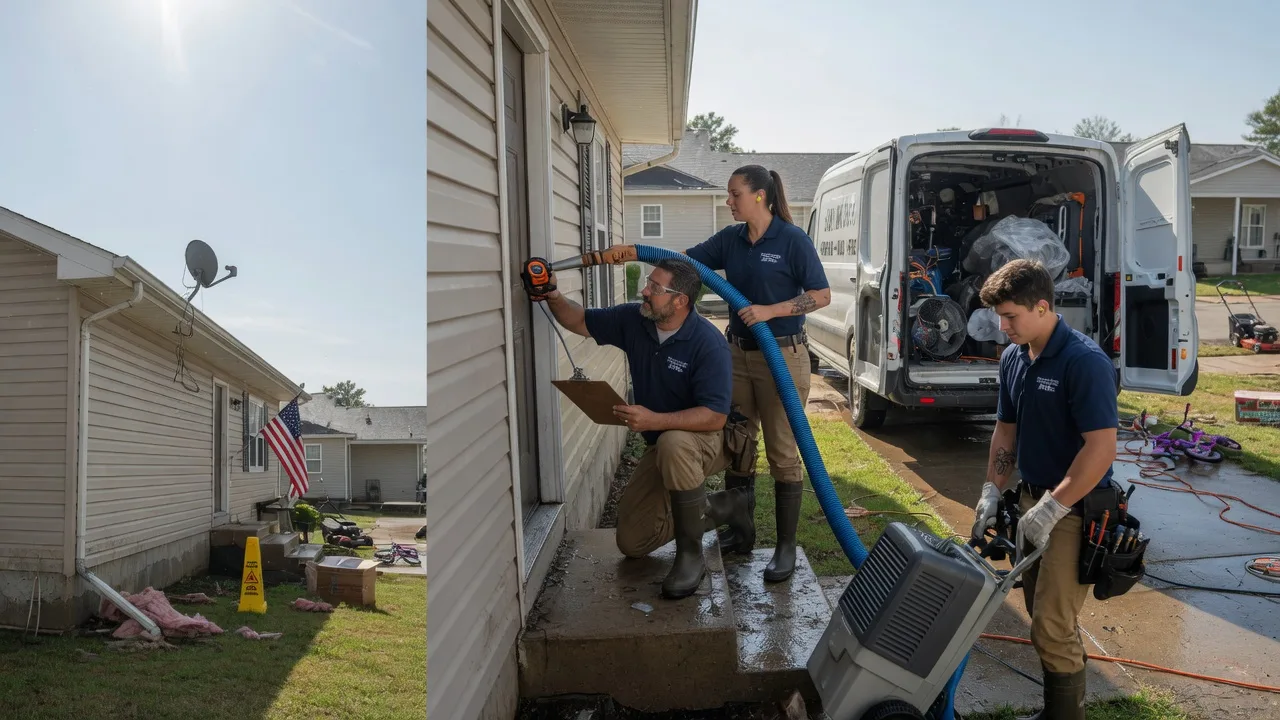 Ceiling Water Damage Restoration in Baylis, IL near me